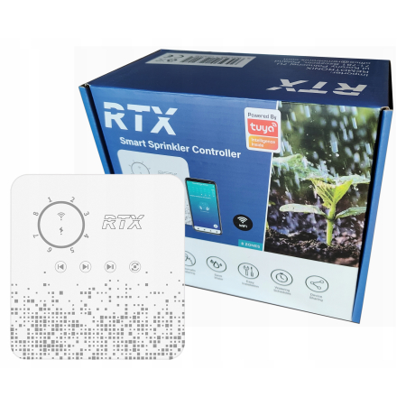 Sterownik nawadniania ogrodu RTX TUYA WiFi 8 Stref