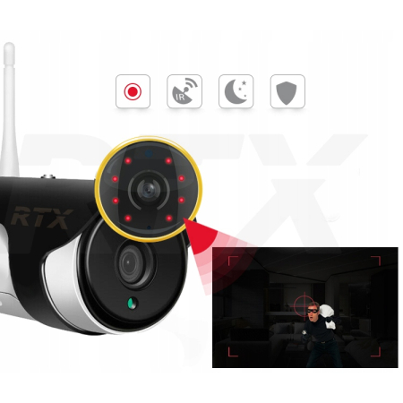Kamera RTX SmartCam Zewnętrzna Tuya Alexa Google