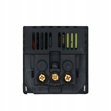 Gniazdko wkład 230V czarn FastCharge USB AC RTX SH