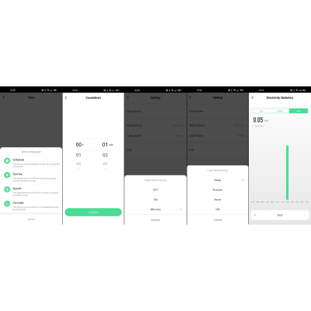 Przekaźnik Sterownik TUYA 40A DIN WiFi POMIAR ENER