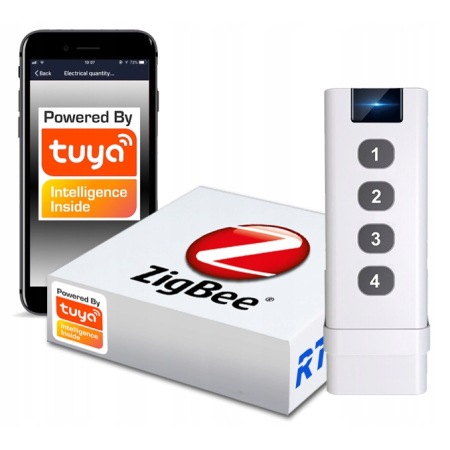 Pilot Przełącznik 12 scen 4 kanałowy ZigBee Tuya